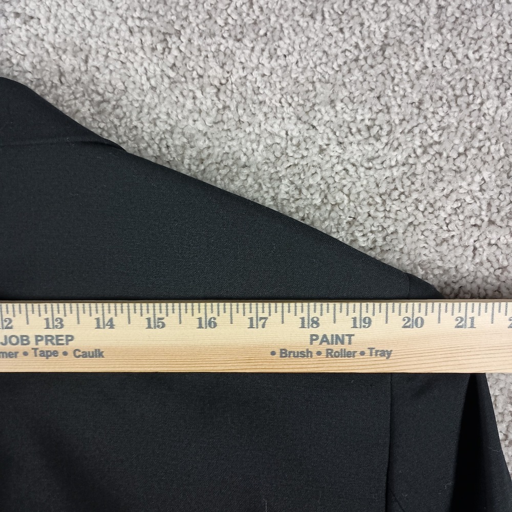 Pronto Uomo Platinum Blazer 44 Short Mens Black Wool Blend Modern Fit Stretch - Picture 15 of 15